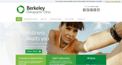 Desktop Screenshot of berkeleychiropracticclinic.com