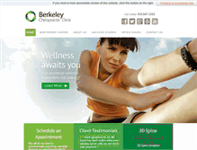 Tablet Screenshot of berkeleychiropracticclinic.com
